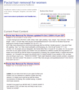 Yahoo pipes combined rss feed example